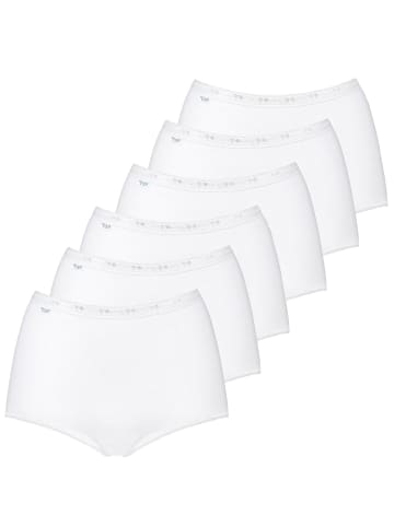 Sloggi Slip 6er Pack in Weiß