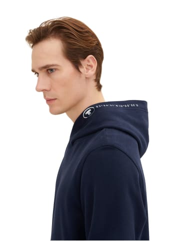 Tom Tailor Sweatshirt STRUCTURED LINING in Blau