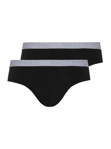 Hanro Slip Cotton Essentials in Black
