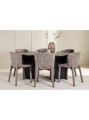 ebuy24 Essgruppe Strada Schwarz 120 x 120 cm