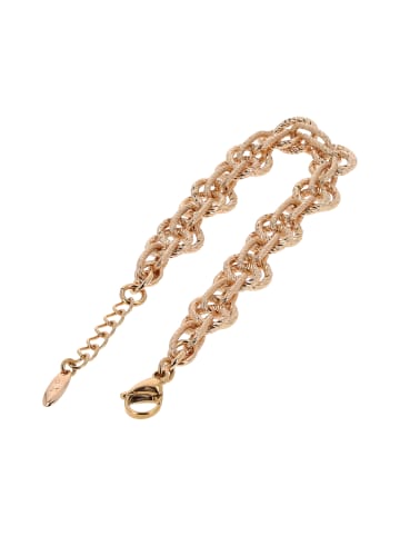 faina Women Chain Link Bracelet in Rose Gold
