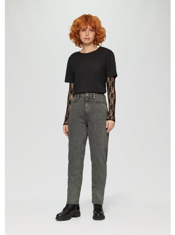 QS Jeans-Hose MOM in 78Z4_tannengrün