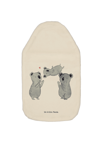 Mr. & Mrs. Panda Wärmflasche Koalas Feiern ohne Spruch in Weiß