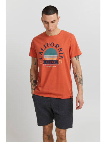 BLEND T-Shirt in orange