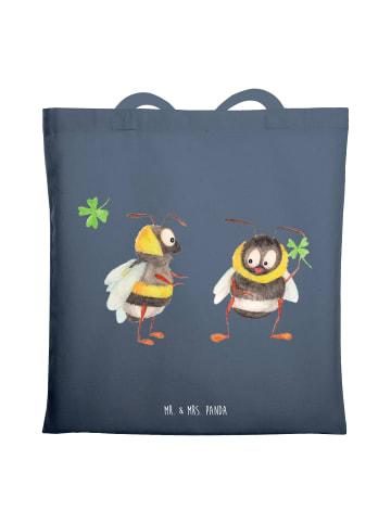 Mr. & Mrs. Panda Laptoptasche Hummeln Kleeblatt ohne Spruch in Indigo Blue