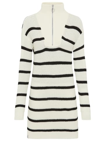 Kangaroos Strickkleid in Offwhite-schwarz
