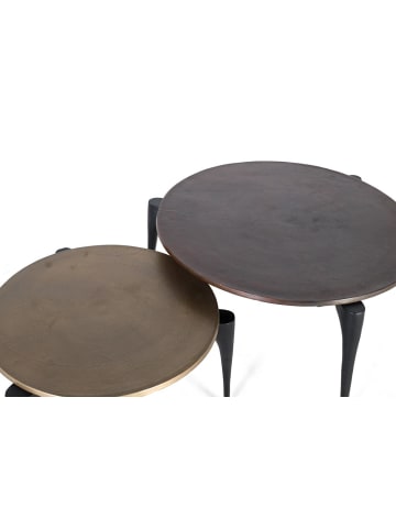 Giner y Colomer 2-tgl Set: Eleganten Tischen aus Aluminium