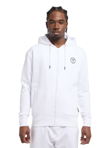 Carlo Colucci Kapuzensweatjacke Dender in Weiß