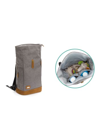 fillikid Wickelrucksack Berlin in Grau Melange