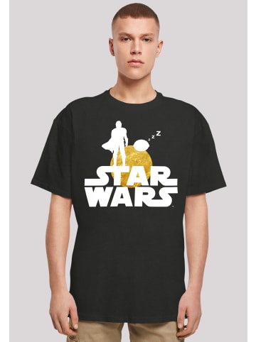 F4NT4STIC Oversize T-Shirt Star Wars The Mandalorian ZZZ in schwarz