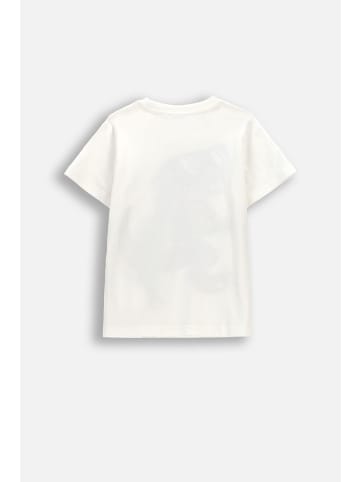 Coccodrillo T-shirt mit kurzen Ärmeln in ecru