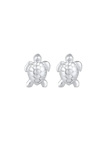 Elli Ohrringe 925 Sterling Silber Schildkröte in Silber