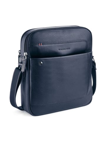 Roncato Alaska Umhängetasche Leder 23 cm in navy