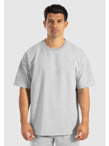 SMILODOX T-Shirt Thiago in Grau Melange