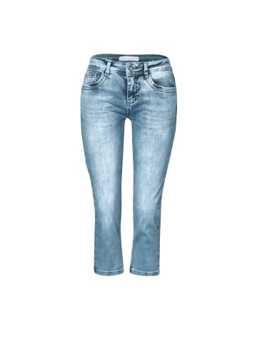 Street One Capri in medium blue random acid