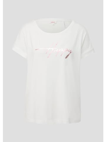 s.Oliver T-Shirt in 02D1_creme