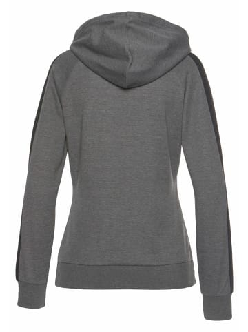 Bench Kapuzensweatshirt in anthrazit-schwarz meliert
