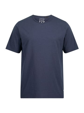 JP1880 Kurzarm T-Shirt in navy blau