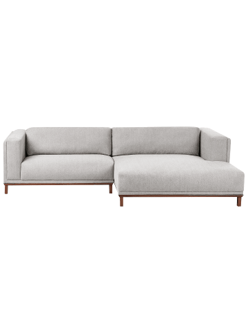 Beliani Ecksofa VENG in Grau - (W) 310 x (H) 84 x (L) 155 cm