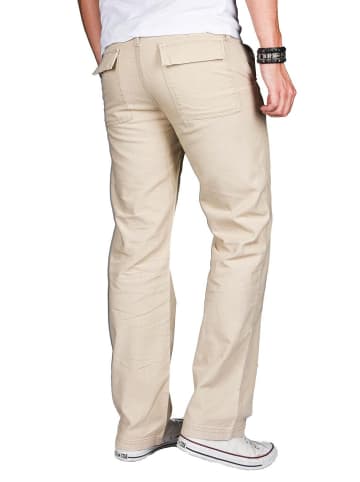 Alessandro Salvarini Hose Leinen Optik AS034 in Beige