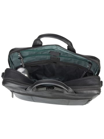 Jost Aktentasche Stockholm Business Bag L 2 Comp in Black