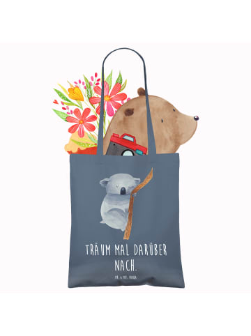 Mr. & Mrs. Panda Schultertasche Koalabär mit Spruch in Indigo Blue