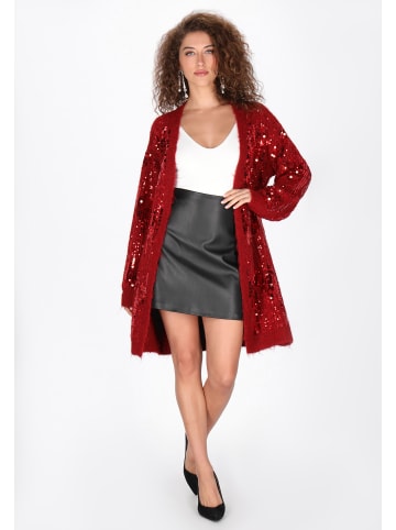 faina Women Cardigan in red