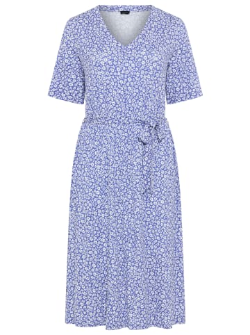 Laura Scott Midikleid in blau-millefleur