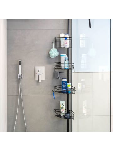 bremermann Teleskop-Badregal 4 Ablagekörbe