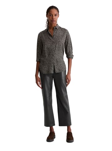 Marc O'Polo Print-Bluse relaxed in Dark Grey