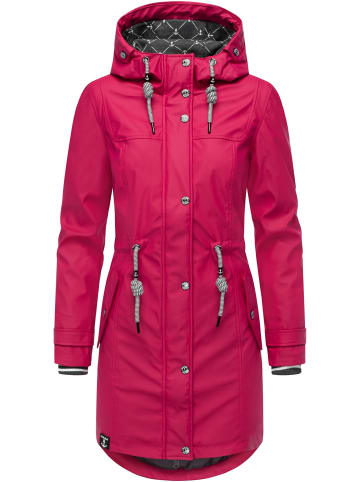 PEAK TIME Regenjacke L60041 in Sangria