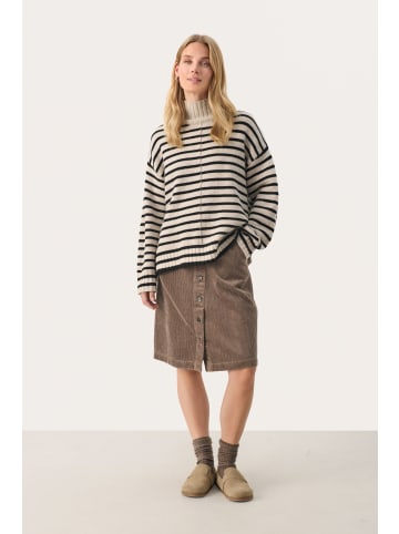 PART TWO Strickpullover LilyePW Relaxed fit in French oak Stripe