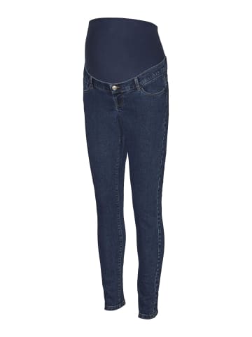 Vero Moda Umstandsjeans mit Skinny Fit in Dark Blue Denim 1