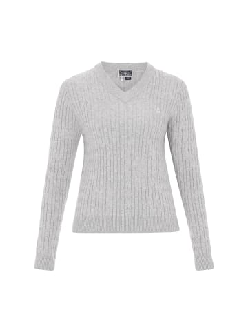 DreiMaster Women Sweater in light grey melange