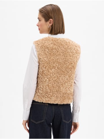 OPUS Weste Wahida in camel - 0001