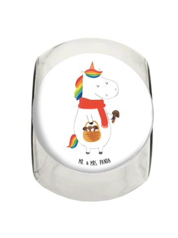 Mr. & Mrs. Panda Kaffeedose Einhorn Pilz ohne Spruch in Weiß