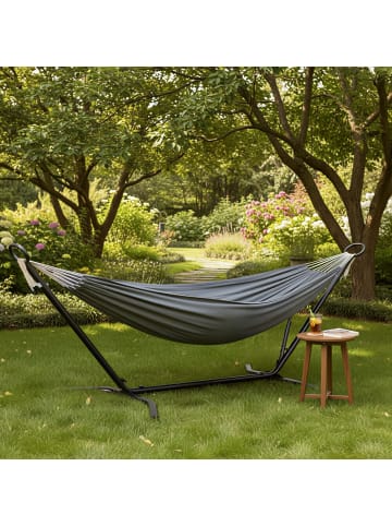 SONGMICS Hängematte Socozzy in Schwarz-Grau - (B)300 x (H)95 x (T)90 cm