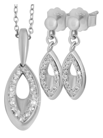 Adeliás Damen Anhänger – Anhänger aus 925 Silber mit Zirkonia in silber