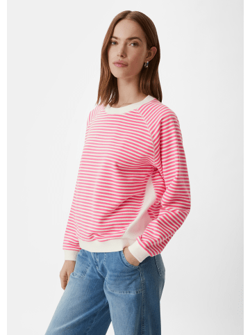 comma CI Sweatshirt langarm in Pink