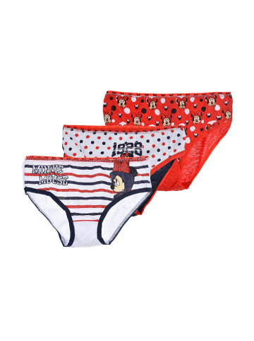 Disney Minnie Mouse 3er-Set: Unterhosen Slips in Mehrfarbig