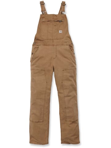 CARHARTT  Latzhose "Crawford Bib 102438" in Braun