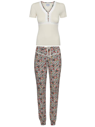 Vive Maria Pyjama French Flower in creme/allover