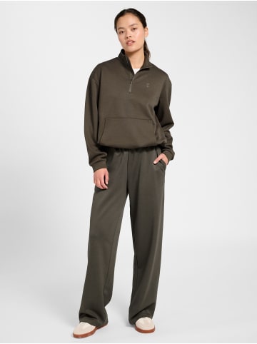 Hummel Reißverschluss Sweatshirt Hmlyoga Multisport Damen in MAJOR BROWN