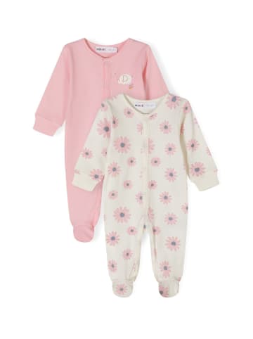 Minoti 2er. Set: Strampler 24babypack20 in hellpink