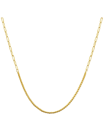 Lulu & Jane Kette aus Messing in gelbgold