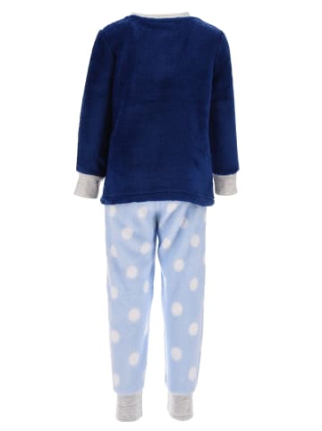 Disney Frozen 2tlg. Outfit: Schlafanzug Elsa und Anna in Blau