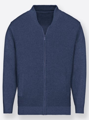 WITT WEIDEN Strickjacke in jeansblau-meliert
