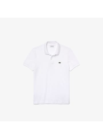 Lacoste halbarm Poloshirt Slim Fit in Weiß