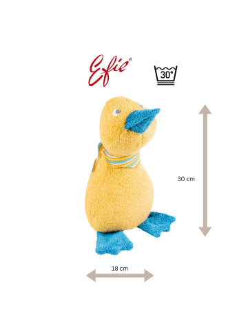 Efie Ente gelb, Größe: ca. 32 cm,  Made in Germany