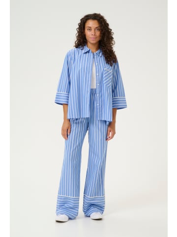 CULTURE Langarm - Hemd CUpetra in Blue Stripe
